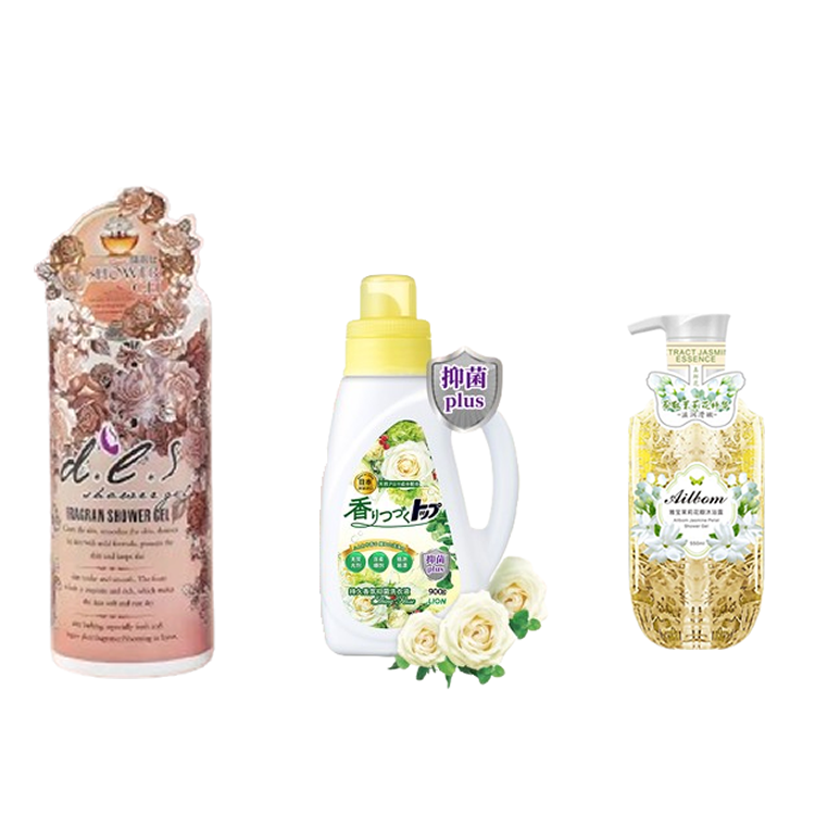香港迪莱丝洗发露1200ml+日本狮王洗衣液900ml+雅宝花瓣沐浴露550ml